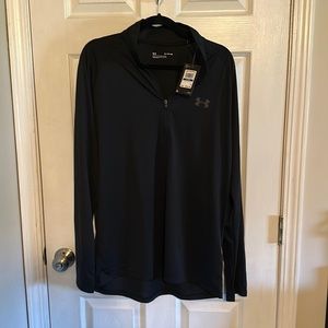 New Under Armour Mens loose fitting 3/4 zip pullover